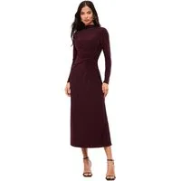 LIPSY Midikleid Lipsy Jersey-Midikleid mit Knotendetail, Petite (1-tlg)