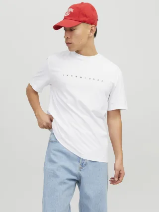 JACK&JONES - JJESTAR JJ TEE SS NOOS White - Gr. - S