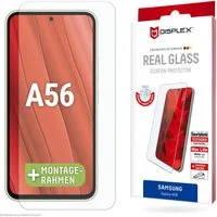 Displex Displayschutzglas Real Glass Screen Protector für Samsung Galaxy A56, Displayschutzfolie, Schutzfolie, Bildschirmschutz, kratz- & stoßfest