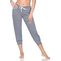 Normann Relaxanzug Damen Schlafanzug Pyjama Capri-Hose 3/4-lang - perfekt zu kombinieren