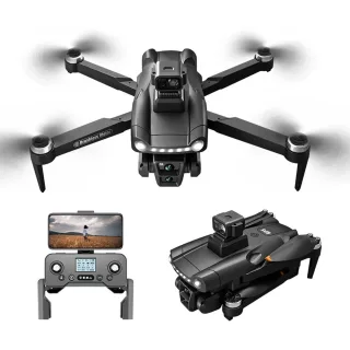 WLRC V198 PRO MAX GPS 5G WiFi FPV with 1080P HD Dual Camera Servo Gimbal 360° Obstacle Avoidance Optical Flow Hover Brus