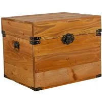 Kistenkolli Altes Land Allzweckkiste Holztruhe Elsa Ocker (Spar-Set, 1er Set)