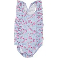 Sterntaler® Badeanzug UV-Schutz 50+ Badeanzug Volants (1-St) Badeanzug mit Regenbogenmuster & Volants, Windeleinsatz bis 86/92