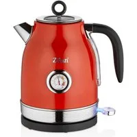 Zilan Wasserkocher ZLN-7033, 1.7 l, 2000 W, Retro-Design,Kontrollleuchte,Analoger Temperaturanzeige,BPA-frei