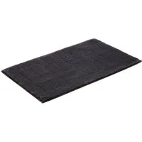 Vossen Badematte Exclusive, Höhe 20 mm, rutschhemmend beschichtet, fußbodenheizungsgeeignet, Baumwolle, rechteckig, Badteppich, Uni-Farben, Karo Muster, Hoch-Tief Effekt, reine Baumwolle