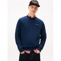 Tommy Jeans Sweatshirt TJM REG LINEAR CREW EXT mit Logostickerei