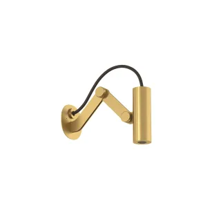 KLUDI-ASANA Tubeflex Mini-Kopfbrause Verstellbar Wandmontage Brause Gold PVD 69210N0-00