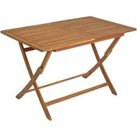 ESTEXO Gartentisch Holztisch Tisch Balkontisch Akazie Holz Esstisch Gartenmöbel Eckig