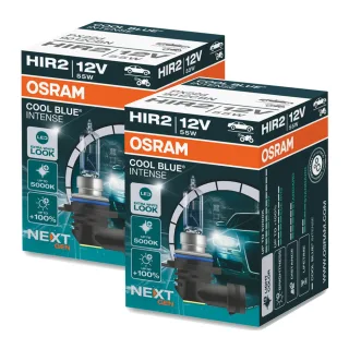 2 Stück OSRAM COOL BLUE INTENSE NEXT GENERATION Lampen Birnen für Scheinwerfer / Fassung HIR2 55W