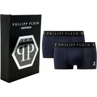 PHILIPP PLEIN Boxer 2er-Pack Herren Unterwäsche Shorts Original Verpackt in Python-Optik Geschenkbox