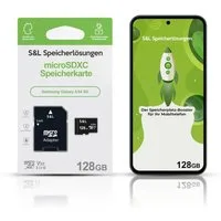 Tec-Expert microSD Karte S&L für Samsung Galaxy A54 5G Speicherkarte (128 GB, Class 10, microSDXC)