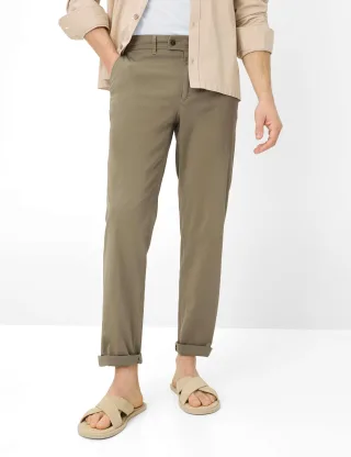 Brax Herren Chino Style EVANS JUNGLE, grün, Gr. 54