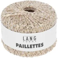 LANG YARNS PAILLETTES Häkelwolle, 112 m (25 Gramm), glänzendes Effektgarn mit Pailletten von Lang Yarns