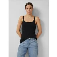 s.Oliver Muscleshirt T-Shirt Jersey-Top aus Baumwollmix