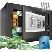 KESSER Tresor, Elektrischer Tresor Inkl. Batteriebox Elektronischer Safe 3