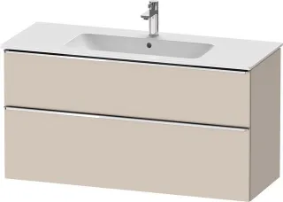 Duravit D-Neo Waschtischunterbau wandhängend Taupe Matt 1210x462x625 mm - DE4364010910000 DE4364010910000