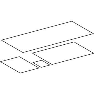 Geberit Antirutschmatte,re.Ausschnitt, zu WTU 807490, 595428000 595428000
