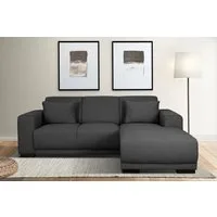 OTTO home Ecksofa BORNHOLM L-Form, B: 234 cm - OTTO. Verlässliche Qualität., Recamiere links oder rechts bestellbar, Wellenfederung, inkl. 2 Kissen