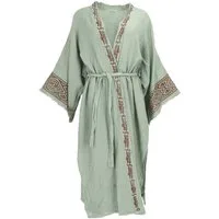 Guru-Shop Kimono Baumwollkimono, Oversize Kimono Mantel,.., alternative Bekleidung