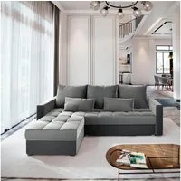 Masseno Ecksofa KOS PIK mit Schlaffunktion L-Form, Sofa mit Bettkasten