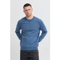 Blend Rundhalspullover Pullover Kunstfaser