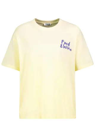 Authentic Style - RE9CIFQtU2hpcnQgUHJpbnQg pastel yellow - Gr. - XS