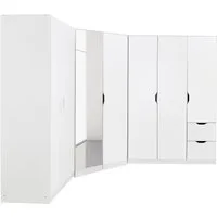rauch Schrank-Set Freiham, (Set), 3-teilig, schlichte Front mit ausgefrästen Eingriffen MADE IN GERMANY