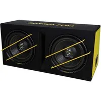 Ground Zero Ground Zero GZIB 2.12SPL SPL Bassreflex Gehäusesubwoofer 2 x 30 cm Auto-Subwoofer