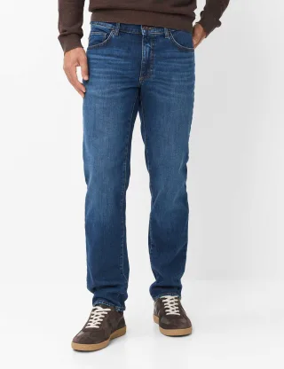 Brax Herren Five-Pocket-Hose Style CADIZ DARK ROYAL BLUE, denim blau, Gr. 38/36