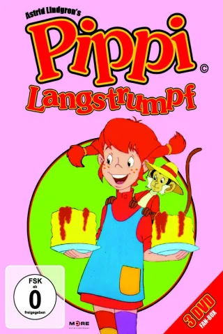 Pippi Langstrumpf Zeichentrick 3 DVD Fan-Box