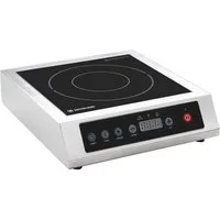 GastroHero Elektro-Kochfeld Induktionskochfeld 3500 W Touch Einzelkochzone Timer Induktionskochfeld 3500 W Touch Einzelkochzone Timer