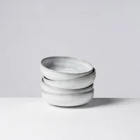 Gipfelstück Müslischale Tiefer See, Steinzeug, (Set, 4-tlg), Scandi-Style, glänzende Reaktivglasur, jedes Stück ein Unikat