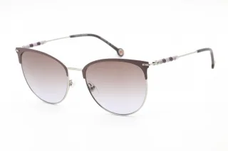 Carolina Herrera CH 0037/S Sonnenbrille PALLADIUM LILA / BRAUN SH VIOLETT