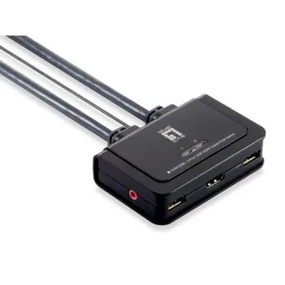 LevelOne KVM-0290 2-Port-USB HDMI-Kabel-KVM-Switch