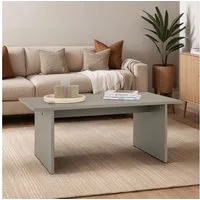 IDIMEX Couchtisch SALTO, Wohnzimmertisch aus Kiefer Massivholz, rechteckig, Sofatisch grau