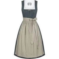 Nübler Dirndl Midi Dirndl Emily in Jägergrün von Nübler - Rocklänge 70 cm