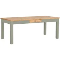 OTTO home Esstisch Selma, mit Schublade, aus massivem Kiefernholz, Breite 140 oder 180 cm