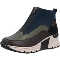 Rieker Schlupfboots Stiefelette, High Top Sneaker mit Reißverschluss auf der Vorderseite
