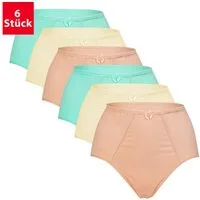 celodoro Taillenslip Damen Taillenslip (6er Pack) Baumwoll-Slips Maxi Slips