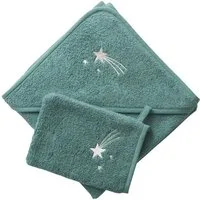 vertbaudet Kapuzenhandtuch Baby Kapuzenbadetuch & Waschhandschuh