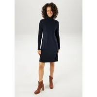 Aniston CASUAL Strickkleid mit Zopfmuster im Oberteil und den langen Ärmeln