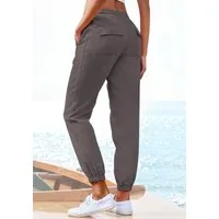 LASCANA Schlupfhose aus sommerlicher Webware in lockerer Passform aus Webware, leichte Stoffhose mit Taschen, Sommerhose