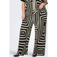ONLY CARMAKOMA Schlupfhose CARRAVENNA PLISSE AOP PANT JRS NOOS