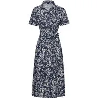 Highmoor Midikleid Hemdblusenkleid mit Blumen