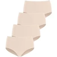 LASCANA Taillenslip (4er-Pack) aus elastischer Baumwolle