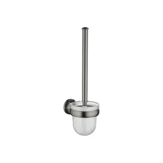 Dornbracht Toiletten-Bürstengarnitur , Wandmodell MADISON 83900361 Dark Platinum gebürstet 83900361-99