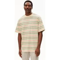 Armedangels T-Shirt MAARKOS STRIPES T-Shirt aus 100% Bio-Baumwolle Relaxed Fit