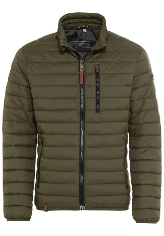 camel active - Downfree Steppjacke aus recyceltem Polyester olive brown - Gr. - 60