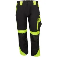 Urgent Arbeitshose Arbeitshose Berufshose Bauarbeiter-Hose Bundhose Warnhose Gelb Cargo
