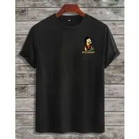 RMK T-Shirt Basic Shirt Freizeit Rundhals Mafia Gangster Escobar Bart aus Baumwolle